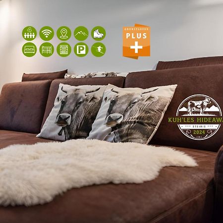 Kuh'Les Hideaway Steibis 3-Zimmer Ferienwohnung 55 M² Oberstaufen Dış mekan fotoğraf